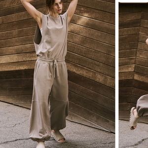 Free people movement throw and go onsie in cement